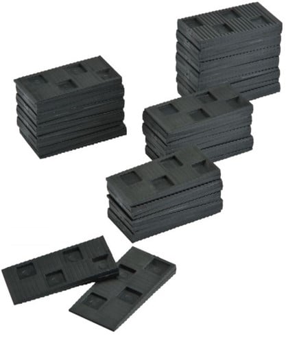 Afstandsblokjes, afstandwiggetjes 50 stuks per set