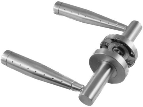 Deurkruk set massief RVS type Ede 134