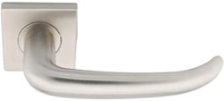 Deurkruk set RVS rond 8002 rozet vierkant