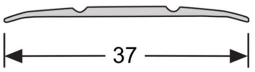 Dilatatieprofiel zwart 37mm zelfklevend 300cm-2