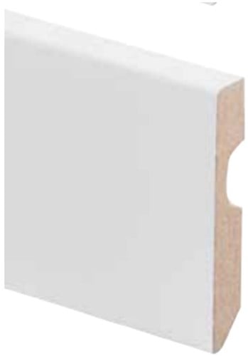 Plint kleurstaal | MDF Folie wit 6cm