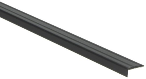 Hoeklijnprofiel zwart 10mm zelfklevend 100cm