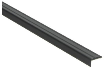 Hoeklijnprofiel zwart 20mm zelfklevend 100cm