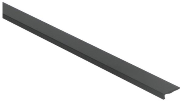 Afdrukken Tram idee Hoeklijnprofiel zwart 4mm zelfklevend 250cm | klik pvc | Laminaat, parket  en pvc vloeren