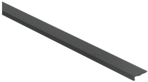 Hoeklijnprofiel zwart 4mm zelfklevend 250cm | klik pvc