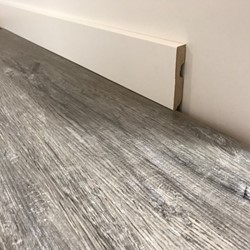 moderne mdf plint folie wit 8cm x 225cm blok laminaat parket en pvc vloeren