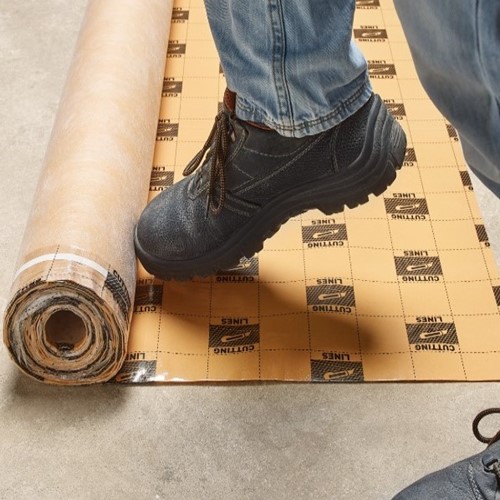 Klik PVC ondervloer PU rubber 1.5mm COUPON-2