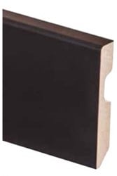 MDF Zwarte folie plint 8cm x 225cm x14mm
