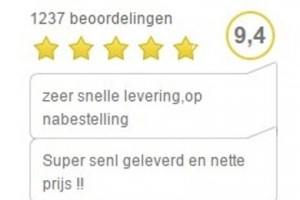 Mijlpaal 1000+ reviews over vloervoordeel gemiddeld 9,4 !