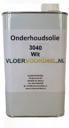 Onderhoudswasolie wit mat 1000ml - 1 liter