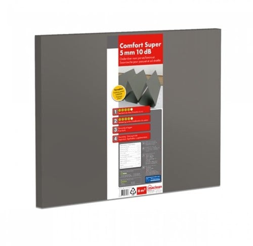 Ondervloer XPS Comfort super platen 5mm 10db