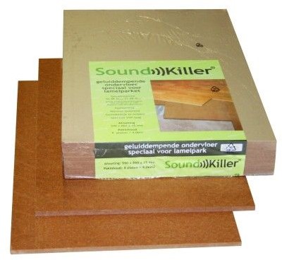 isolatie theater iets Ondervloer Soundkiller 10db TUV 4.06m² / pak | Laminaat, parket en pvc  vloeren