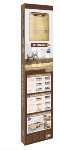 Vinyl ondervloer Selitbloc vouwplaat