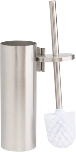 Wc borstelhouder RVS rond