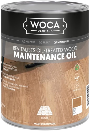 Woca onderhoudsolie wit 1000ml - 1 liter